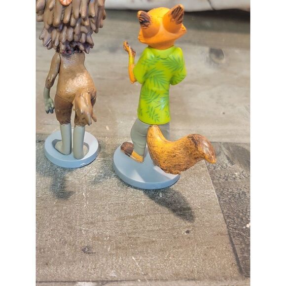 Zootopia Yax nick wilde Judy Hopps AS IS Disney Pixar toy figure set - Picture 7 of 8